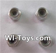 Wltoys 24438 Parts-M2.5 Locknut(4pcs)-K949-108 ,1/24 Wltoys 24438 RC Car Spare Parts Replacement Accessories